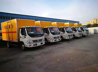 梨林镇爆破器材运输车
